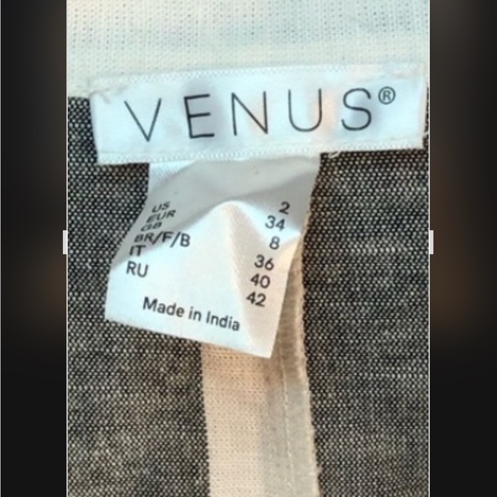 Venus Striped Blazer - Gray, Cream, Tan - Picture 12 of 15